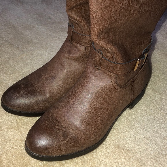 Cato Boots Size 9 W Color Cognac Gold - Picture 2 of 5